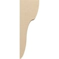 thumbnail image 3 of 6"W x 12"D x 36"H Thin Carmel Rough Cedar Woodgrain TimberThane Corbel, Primed Tan, 3 of 6