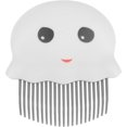 thumbnail image 1 of HINTRMENT Light Grey Portable Pet Grooming Comb with Soft Massage Bristles for Dogs and Cats Salon Use, 1 of 6