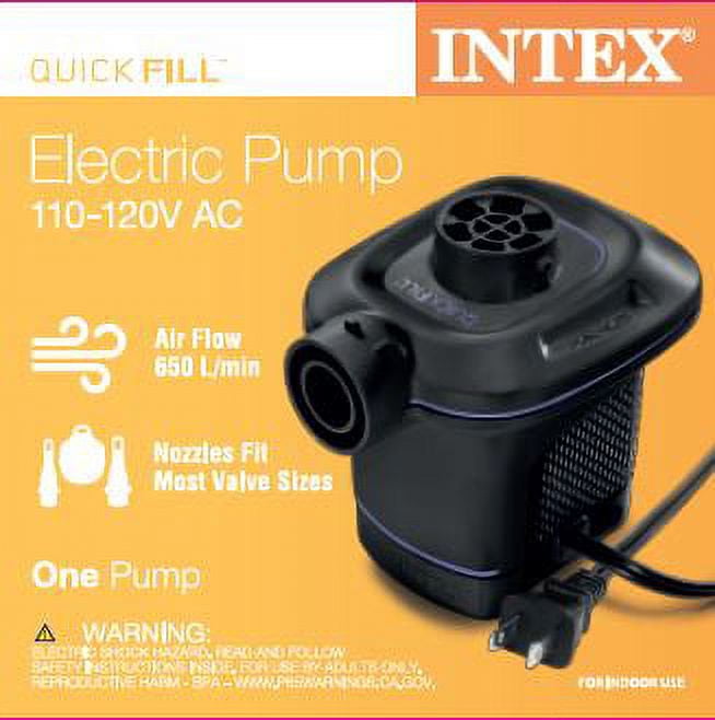 Intex 120v Electric Black Pool Air Pump
