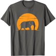 thumbnail image 1 of Cool Huge Elephant Walking at the Sunset for Men Women Kids T-Shirt, 1 of 1