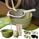 thumbnail image 2 of TQEHS Juego de Matcha, cuenco para cerillas con pico y batidor, juego de té matcha tradicional japonés, batidor de bambú para matcha, pala tradicional, cuenco de cerámica para matcha, juego de té japo, 2 of 6