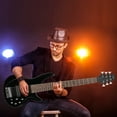 thumbnail image 5 of Glarry 44 Inch GIB Electric Bass Guitar 6 String, H-H Pickup, Laurel Wood Fingerboard with Bag, Black, 5 of 12