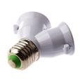 thumbnail image 3 of 3X Base Enchufe de Divisor Convertidor Adaptador para Bombilla 1 A 2 E27, 3 of 4