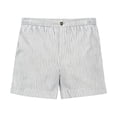 thumbnail image 4 of Striped Elastic Waist Shorts for Women Casual Summer Shorts with Pockets, 4 of 4
