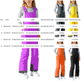 thumbnail image 3 of Blekii Kids Insulated Water-Resistant Overalls, Snowboard Ski Pants Adjustable Winter Sports Wear with Pockets, 3 of 9