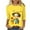 Yellow Plus Size Blouse for Women_r, variant on Bee Pattern 3/4 Sleeve Round Neck T-Shirts Spring Tops Blouses for Women Dressy Casual Loose Fit Summer Fashion Shirts Cute Animals T-Shirts Yellow XXXXXL