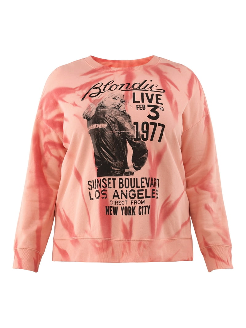 Terra & Sky Women's Plus Size Blondie Graphic Sweatshirt with Long