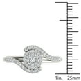 thumbnail image 4 of 3/8 Carat T.W. Diamond Bypass Halo Cluster 10kt White Gold Engagement Ring, 4 of 4