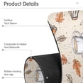 thumbnail image 4 of Yayeee Faucet Mat for Kitchen Sink 30" Diatomite Long Splash Guard Pad, Fall Coffee, 4 of 7