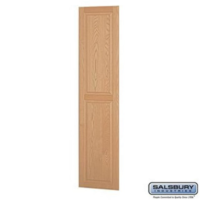 Salsbury 11133LGT Side Panel for 18 in. Solid Executive Wood Locker - Light Oak