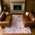 thumbnail image 6 of Addison Rugs Mayfield Premium Machine Washable Transitional Floral Blush Rectangle Rug, 9' x 12', 6 of 6