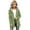 Green, variant on Girls Waterproof Hooded Jackets Mid to Long Length Solid Rain Jacket Lightweight Soft Lining Kids Windbreaker Rain Coats with Pockets Easy On/Off Design(Green,7-8 Years)