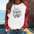 thumbnail image 1 of EGNMCR Easter T-Shirts Imprimés pour Femmes T-Shirts Graphiques Femmes Chemises Easter Mode Chandails Décontractés à Manches Longues Imprimés pour Femmes Hauts T-Shirts pour Femmes, 1 of 5