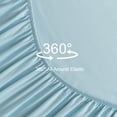 thumbnail image 5 of Davulos 7 Pieces Bed in a Bag King Comforter Set Blue, Soft Shabby Chic Bedding Set Geometric Boho Bohemian Bed Set with Comforter, Sheets, Pillowcases & Sham, 5 of 9