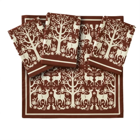 

SKL Home Harvest Otomi 4 Piece Napkin Set