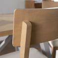 thumbnail image 3 of Hambleden Dining Chairs with Cushions - 2-Piece Set (Solid Wood Frame + Fabric Seat - Farmhouse Style), 3 of 7