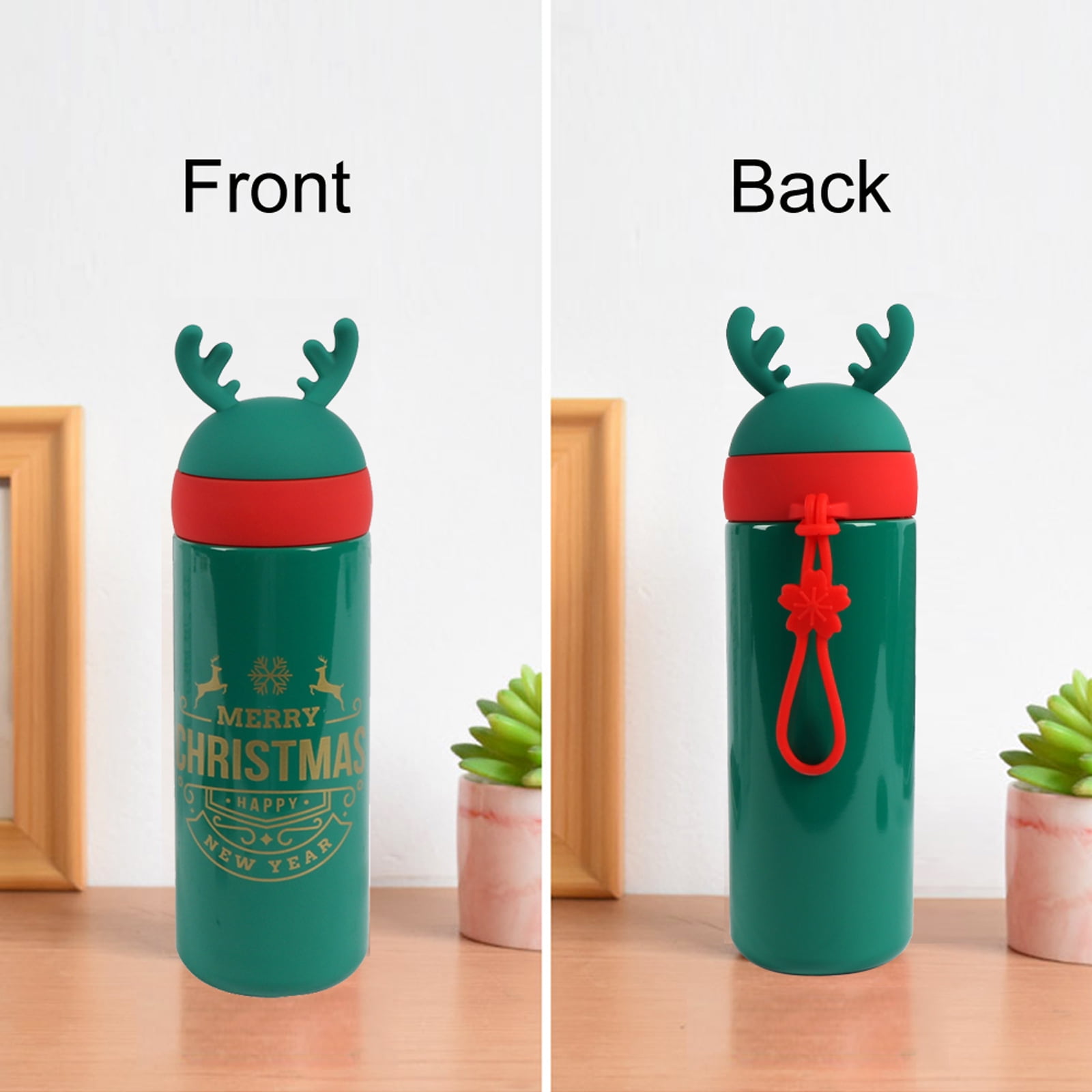 Elk Christmas Sport Bottler Christmas Sport Water Bottle - Temu