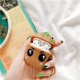 thumbnail image 4 of RV Funda linda para Airpod 1/2, diseño divertido y divertido para AirPods 1/2, fundas de silicona 3D para niñas, niños, hombres, funda para Air Pods 1/2 (árbol de raíz de bebé) oso de fresa Electrónica, 4 of 5