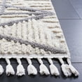 thumbnail image 2 of SAFAVIEH Marrakesh Beryl Diamond Polyester Runner Rug, Beige/Grey, 2'2" x 8', 2 of 7