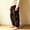 #01-Brown, variant on Boys Loungewear Pants, Warm Elastic Waist Heavyweight Moon Star Print Loose Fit Casual Relaxed Trousers for Daily Rest Brown Size 3-4T