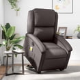 thumbnail image 2 of Sillón Reclinable Eléctrico con Función de Masaje y Levantamiento Casafoyer en Cuero, 2 of 5