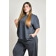 thumbnail image 5 of Conjunto casual blusa + pantalon Roman Fashion /Tallas Extras, 9006 (Azul marino) azul marino 38, 5 of 6
