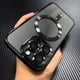 thumbnail image 2 of Funda magnética de lujo para carga inalámbrica Magsafe para iPhone 14, 13, 12, 11 Pro Max Plus, Protector de lente, cubierta suave de chapado transparente, 2 of 4