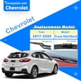 thumbnail image 2 of HAHDAXIA RAINTOK Windshield Wiper Blades Replacement for Chevy Chevrolet Cruze Hatchback 2017 2018 2019 2020 Original Factory Quality Front Rear Wipers Blade Set for Car - 28" 24" 10" (Piece, 2 of 7