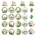 thumbnail image 2 of GRACEARA 24Pcs Alloy Enamel Pendants Panda Bamboo Charms Jewelry Making 20~28mm, 2 of 8