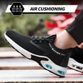 thumbnail image 4 of LAoutun Steel Toe Shoes for Men Black Work Shoes Safety Shoes Steel Toe Sneakers, 4 of 6