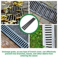 thumbnail image 5 of Yongwei sewer cover Sewer Drain Grate Plastic Drain Cover Outdoor Sewer Grate Drainage Grate Channel Grate, 5 of 11