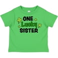 thumbnail image 3 of Inktastic One Lucky Sister with Shamrocks Girls Toddler T-Shirt, 3 of 5