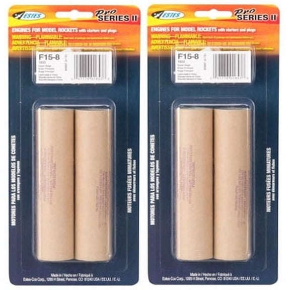 Estes F16-8 Model Rocket Engine Multipack (2 packs)