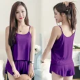 thumbnail image 7 of Summer Pajamas Woman Sleepwear Short Set Pajamas Pajama Set Nightwear Comfortable Short Sleeve T Shirts and Shorts Home Clothes, 7 of 7