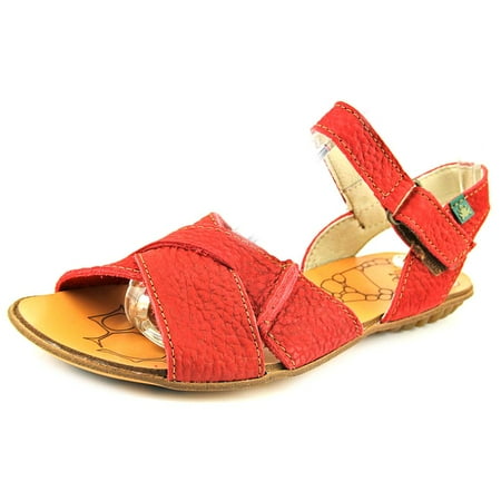 El Naturalista Sassi Women Open-Toe Leather Slingback Sandal