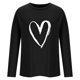 thumbnail image 4 of ICHUANYI Clearance Women Classic Floral Print Crewneck Long Sleeve Loose Tops Blouses Shirt(Black, XXL) ICHUANYI WER2023081115009, 4 of 5