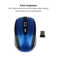 thumbnail image 4 of Maoww Computer 2.4Ghz Wireless Optical Mouse with USB Receiver 6 Buttons Gaming Mice 800/1200/1600DPI Desktop PC Laptop Accessories Blue, 4 of 9