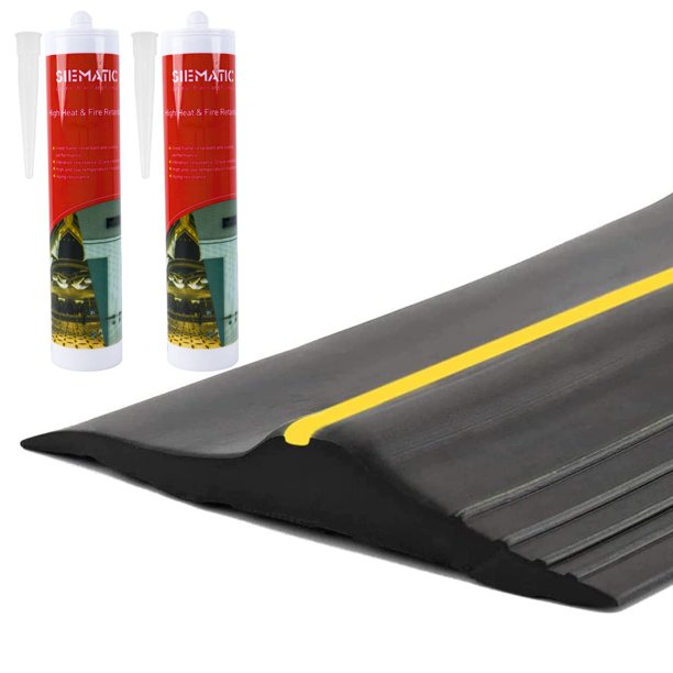 Cinta selladora para umbrales de garaje Tolan BBT de 6 m con sellador de 300 ml, color negro