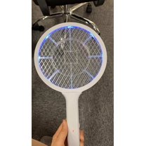 Electric Fly Swatter Electric Bug Zapper, Fly Killer and Mosquito Trap Lamp, USB Rechargeable for Indoor and Outdoor Home Backyard Patio Camping