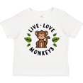 thumbnail image 3 of Inktastic Live Love Monkeys Boys or Girls Toddler T-Shirt, 3 of 5