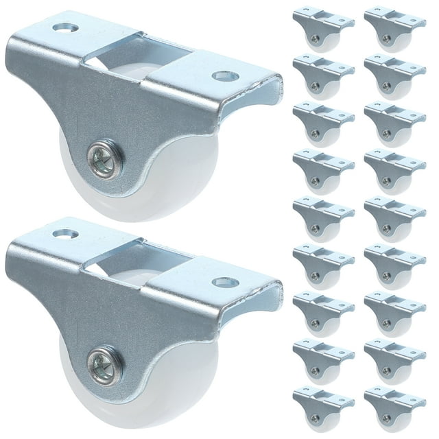 20 piezas ruedas direccionales de 1 pulgada ruedas direccionales silenciosas ruedas de goma