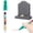D, variant on Goowood Gold Paint Pen Metal Marking Pen 0.5-5mm Stone Tablet Touch Up Marker for Tombstone Restoration Waterproof Gold Chrome Refinishing Kit