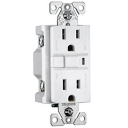 15A 125V WHT DUPL GFCI RECPT