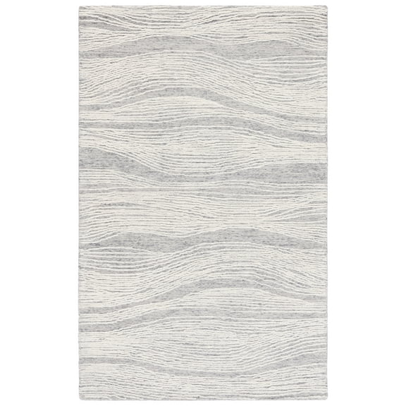 SAFAVIEH Metro Bridget Abstract Area Rug, Grey/Ivory, 6' x 9'