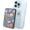 [Flirty Floral], variant on Smartish Wallet for MagSafe iPhones - Side Hustle - Slim Detachable Magnetic Card Holder for Apple iPhone 14/13/12 Models - Black Tie Affair