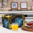thumbnail image 6 of Daiia Stylish Yellow Dog Pattern 4 slice Toaster Cover, Toaster Appliance Dust-proof Cover For Kitchen Small Appliance Dust Cover and Fingerprint Protection, 6 of 7