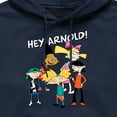 thumbnail image 2 of Hey Arnold! - Group Shot - Men's Pullover Hooded Fleece Sweatshirt, 2 of 4
