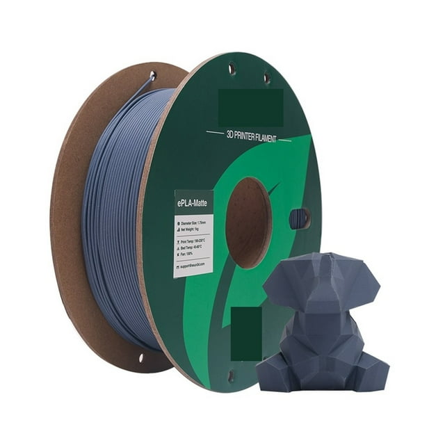 3D Printer Filament Matte PLA 1.75mm Dimensional +/- 0.03mm 1KG (2.2 LBS) Spool, 3D Printing Material For 3D Printers ,Easy to Use