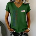 thumbnail image 4 of Womens Shirts Summer 250Th Anniversary Usa for Women 17762026 Patriotic American Flag V Neck T July 4Th Graphic Tee 250 Anniversary Usa Shirt Women Black L, 4 of 8