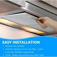 thumbnail image 4 of Aluminum Range Hood Filters with 5-Layer Aluminum Mesh for Easy Installation and Cleaning, Suitable for Most Standard Kitchen Hood Models, Resistant to Rust and Dishwasher Safe, 4 of 5